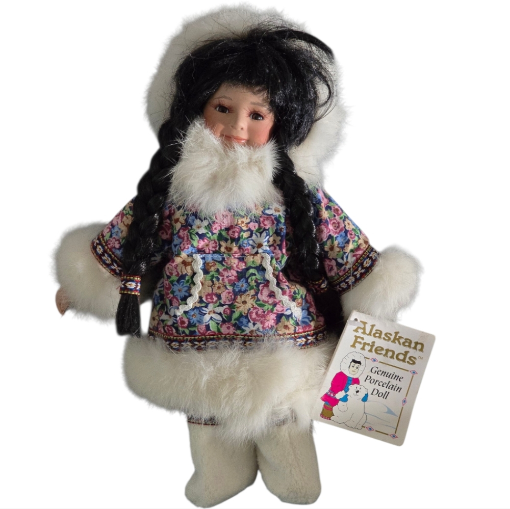 Alaskan Friends Genuine Porcelain Doll 10"